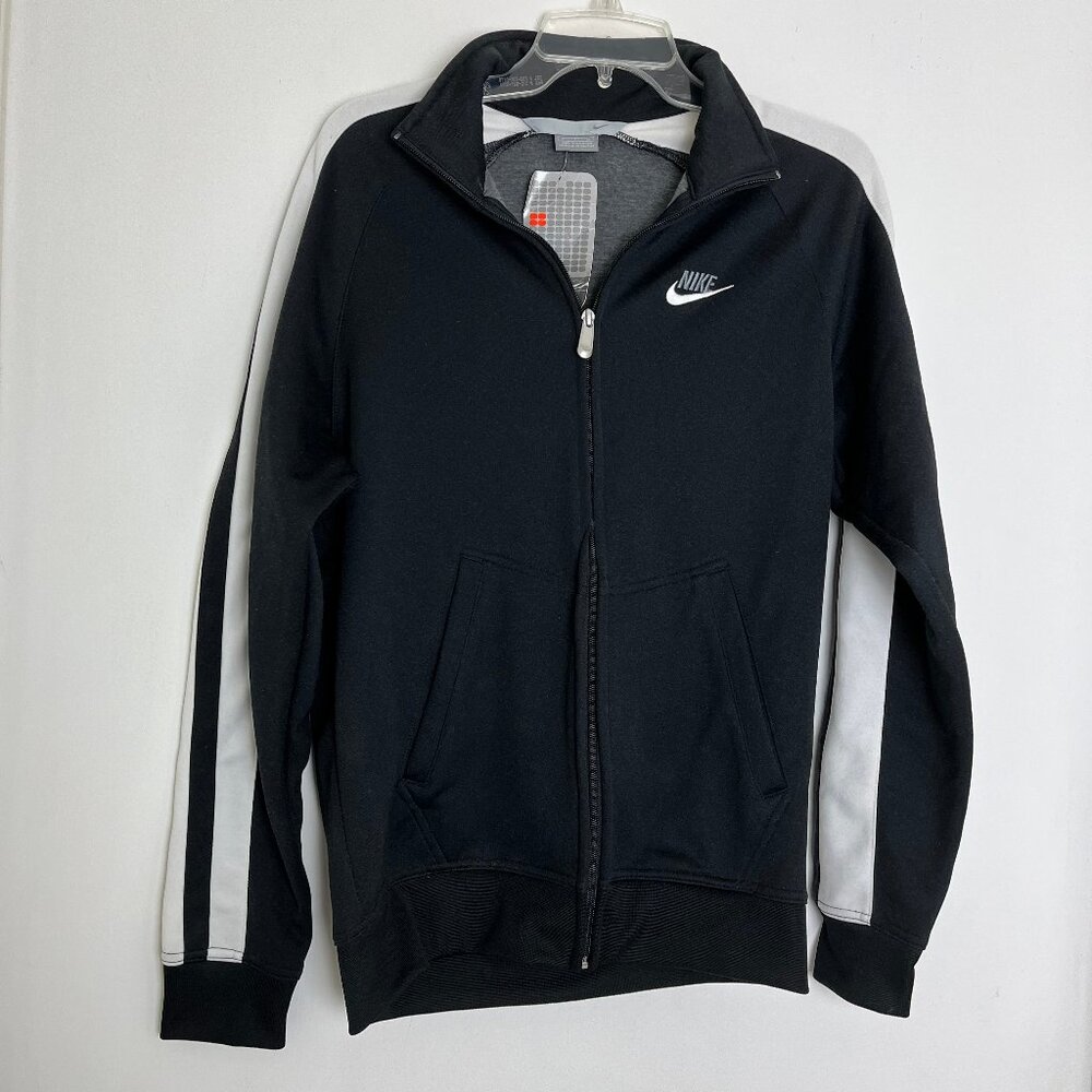 Nike Mens Active Jacket S Black White NEW